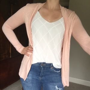 Light pink cardigan